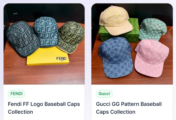 Cappelli: due schede prodotto prese dalla vetrina